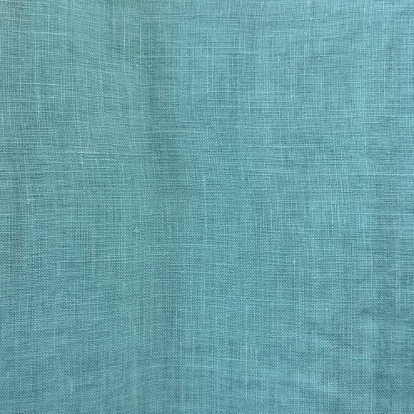 VILEBREQUIN Solid Linen Shirt Mens M Medium Blue Button Up Resort Beachwear - Picture 4 of 8